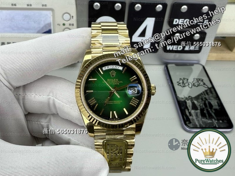 PPM Factory Rolex Day-Date Replica Watch: Counterweighted Ceiling, How Does a Details Maniac Redefine “Top Replica”?