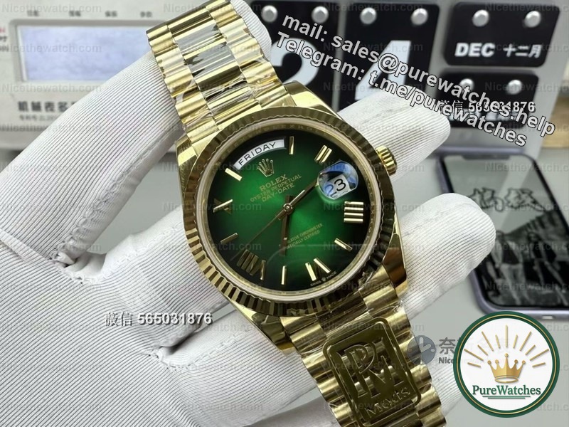 PPM Factory Rolex Day-Date Replica Watch: Counterweighted Ceiling, How Does a Details Maniac Redefine “Top Replica”?