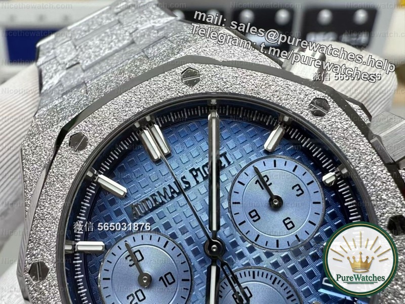 APS Factory Audemars Piguet 26240BC Gradient Ice Blue Frost Gold Watch Review: Is it a good-looking “detoxification artifact” worth buying?