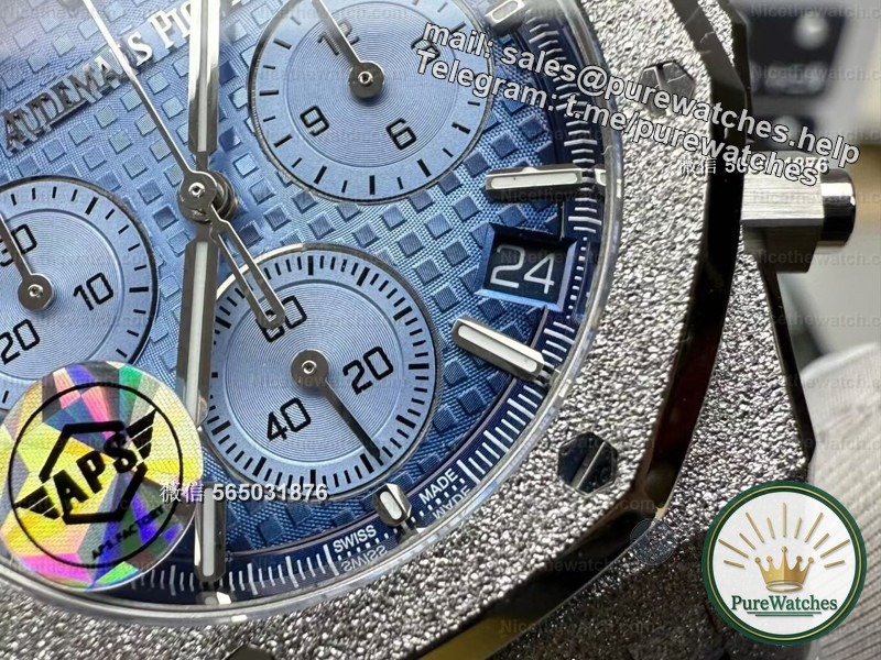 APS Factory Audemars Piguet 26240BC Gradient Ice Blue Frost Gold Watch Review: Is it a good-looking “detoxification artifact” worth buying?