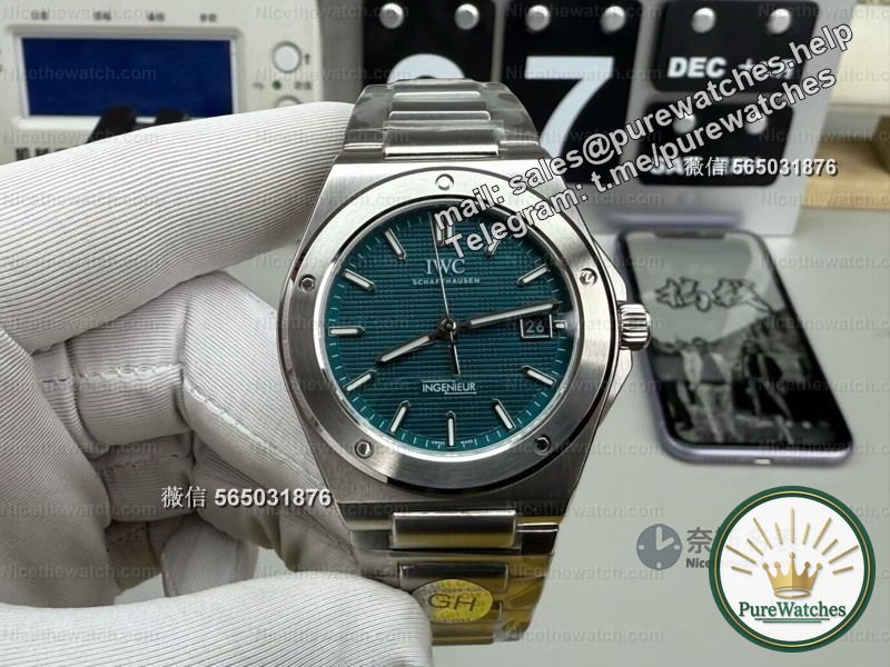 GH factory IWC engineer tested the 40 quick-release version: The green plate is eye-catching, is the 9015 recore stable? Is it worth buying?
