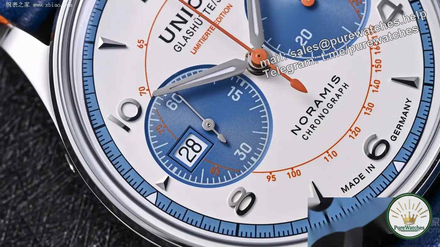 A must-try for racing fans! Yulian Nolamins brings the century-old Gulf Oil orange and blue totem, and the German precision core subverts the joint watch!