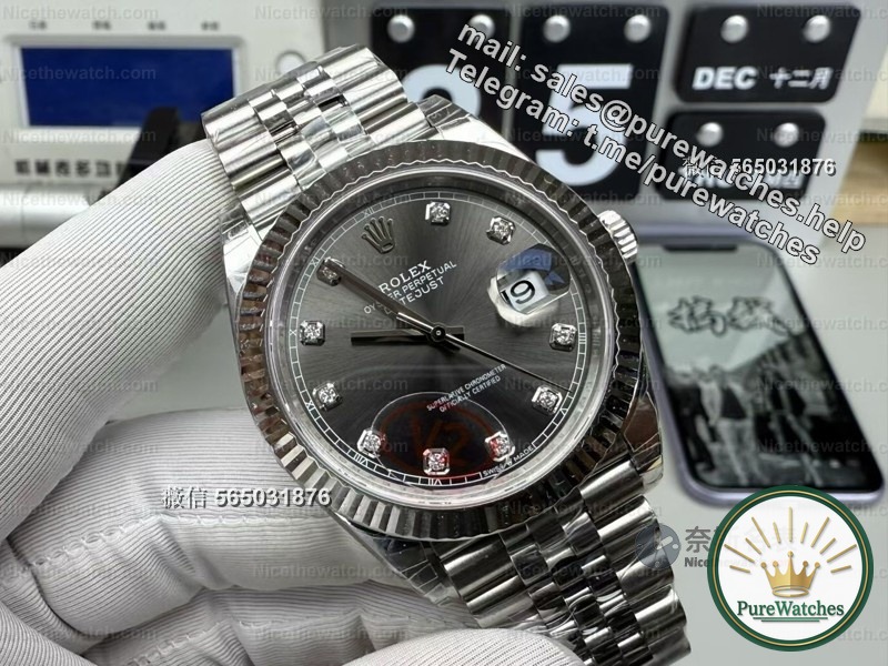 Gray Diamond Log V2 version measured 134 grams! Is this high imitation Rolex from VS Factory worth buying?