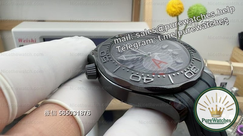 Darth Vader evolves again! VS jet black Seamaster 300 upgraded 8806 integrated movement, dark aesthetic ceiling?