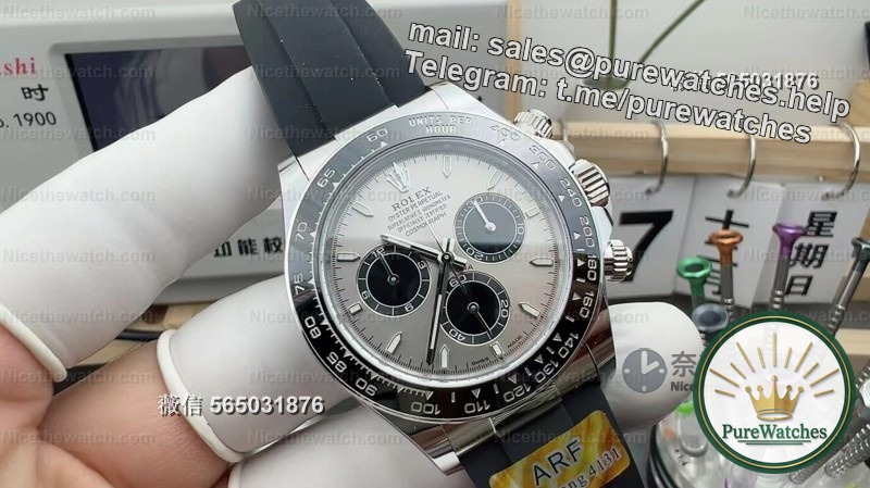 159.7 grams of real pressure feel! ARF Platinum Cement Gray Glue Daytona 4131 in-depth review, a must-see for details
