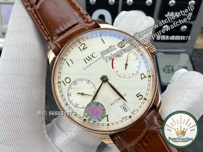 More noble than blue needles? Unboxing the ZF IWC Portuguese Seven Gold Pin Edition: full of details, even the CD pattern is correct!