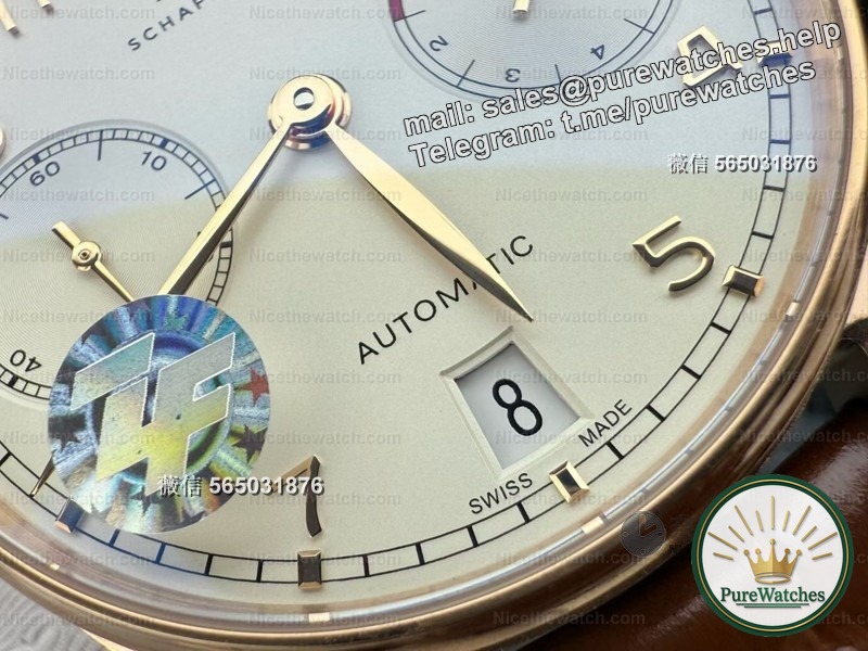 More noble than blue needles? Unboxing the ZF IWC Portuguese Seven Gold Pin Edition: full of details, even the CD pattern is correct!