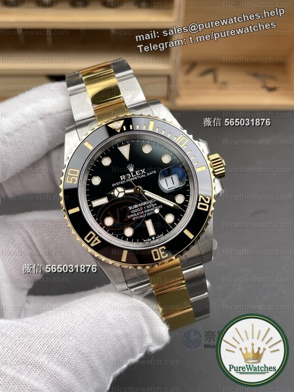 186 grams, stable feel! VS factory V2 counterweight room gold black water ghost actual test: Dandong 3235 movement + Runjin ceramic ring, the details are superior to the same level!