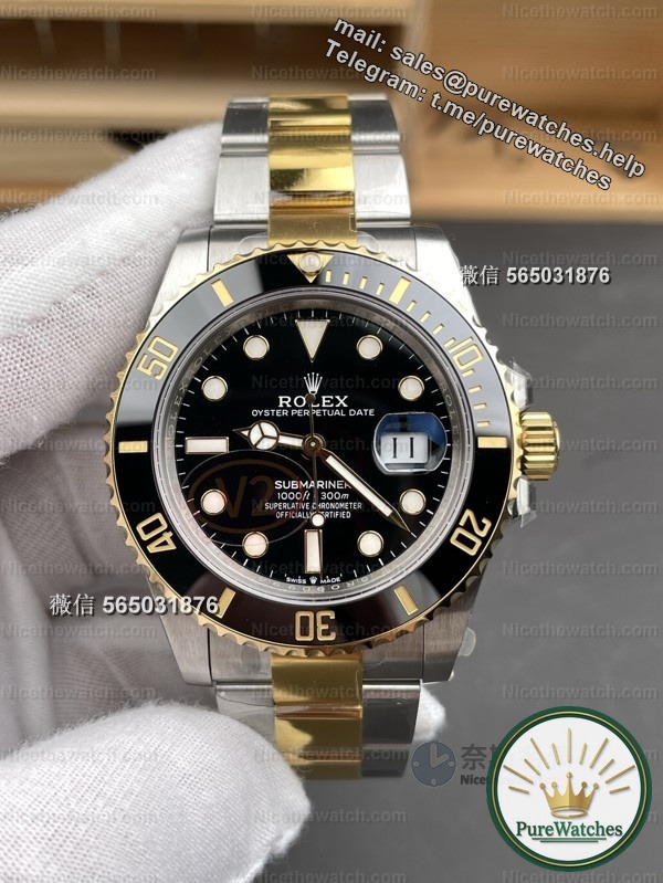 186 grams, stable feel! VS factory V2 counterweight room gold black water ghost actual test: Dandong 3235 movement + Runjin ceramic ring, the details are superior to the same level!