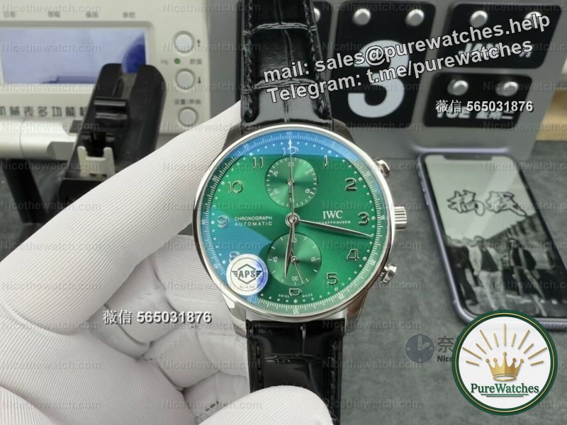 The truly fun Portuguese plan is here! APS integrated movement Portuguese chronograph in-depth experience: column wheel linkage, dual card, silent travel time are all available!