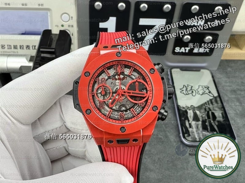 Say goodbye to 7750! BBF Factory Big Bang Red Magic is equipped with a self-developed UNICO movement, real timekeeping + quick-release strap, so delicious!