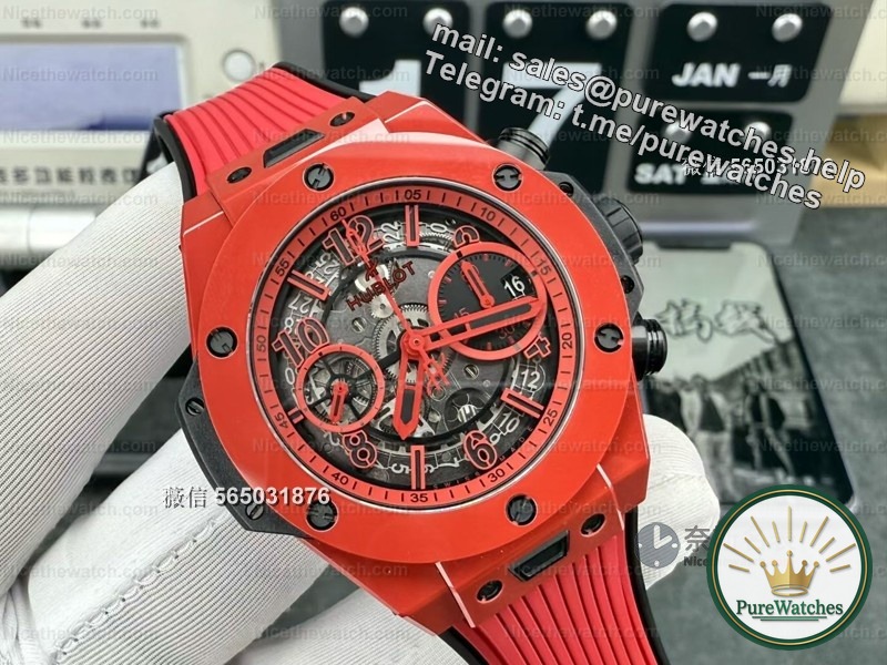 Say goodbye to 7750! BBF Factory Big Bang Red Magic is equipped with a self-developed UNICO movement, real timekeeping + quick-release strap, so delicious!