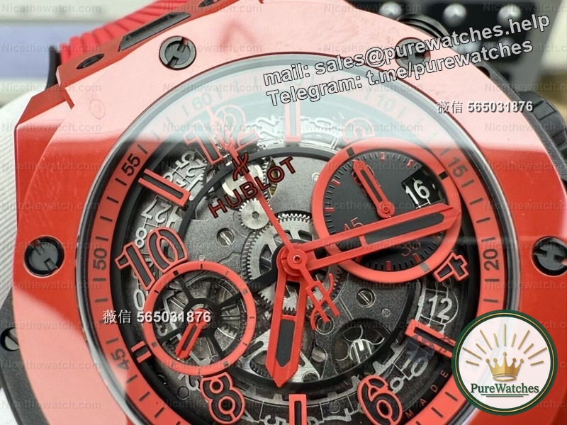 Say goodbye to 7750! BBF Factory Big Bang Red Magic is equipped with a self-developed UNICO movement, real timekeeping + quick-release strap, so delicious!