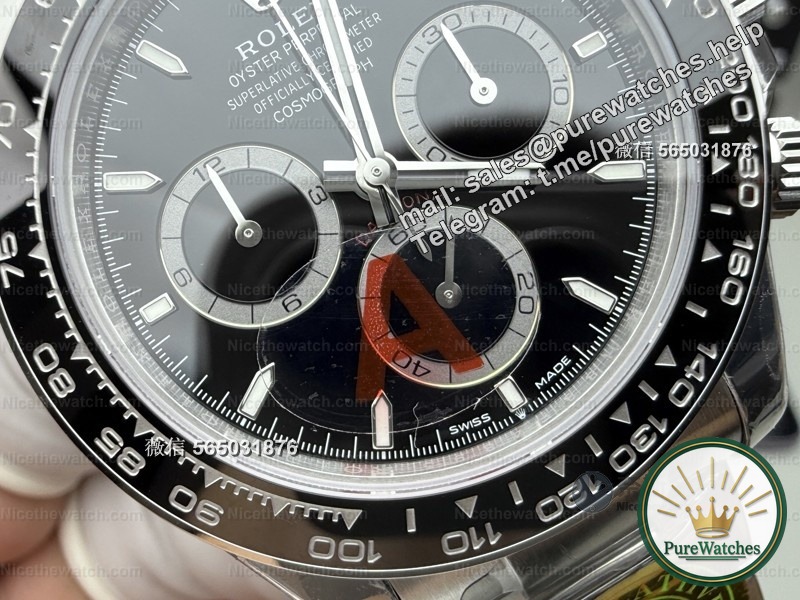 Close your eyes and avoid stepping on thunder! VS factory black pottery Daytona 4131, Dandong movement is exquisitely polished, no pressure for daily wear