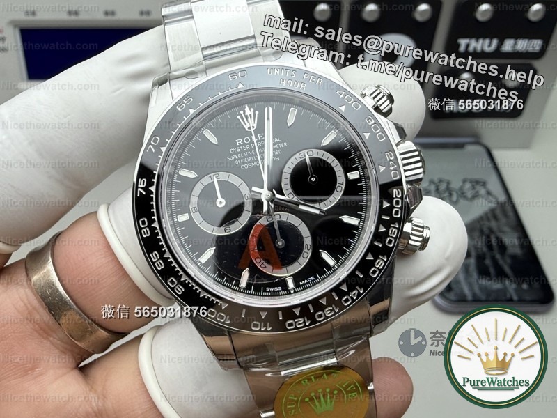 Close your eyes and avoid stepping on thunder! VS factory black pottery Daytona 4131, Dandong movement is exquisitely polished, no pressure for daily wear