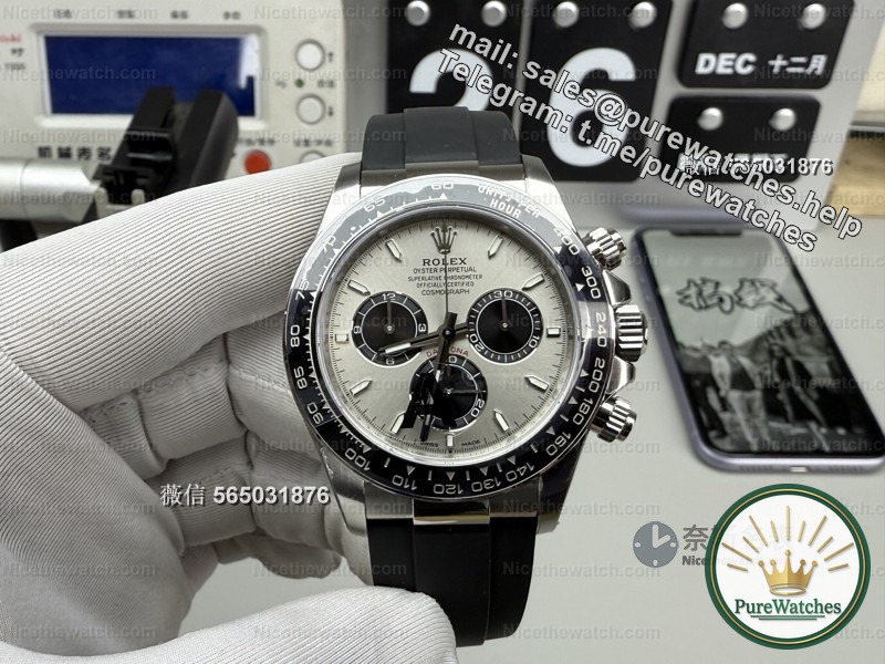 VS factory Rolex Grizzly Daytona depth measurement: 138g counterweight + Dandong 4131 movement, is it worth buying?