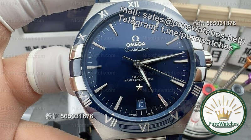 VS factory Omega fifth generation constellation depth measurement: 8900 movement + independent time adjustment, is the replica ceiling worthy of the title?