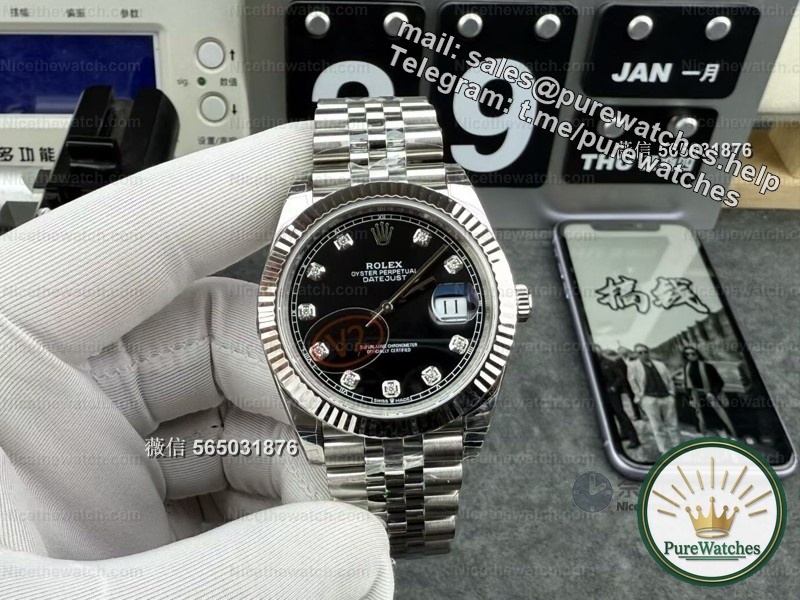 The game of ingenuity between diamond and light circulation – VS factory 41mm diamond black log Dandong 3235 depth measurement