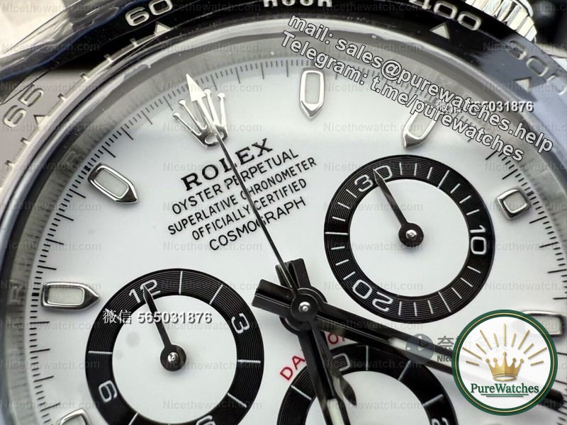 Reject “fake at a glance”! In-depth disassembly of BT Factory Panda Di: 904L steel case + sunken chronograph dial, Dandong 4130 movement zero reset accuracy reaches 98%