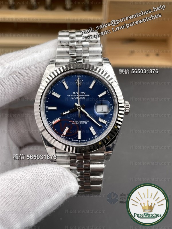 The ultimate evolution of Blue Disk Diary! VS factory V2 version 41mm actual measurement: the platinum dog tooth ring is extremely reflective, and the details of the Dandong 3235 movement are full of details