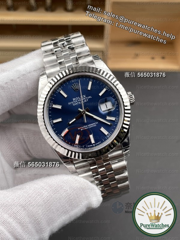 The ultimate evolution of Blue Disk Diary! VS factory V2 version 41mm actual measurement: the platinum dog tooth ring is extremely reflective, and the details of the Dandong 3235 movement are full of details