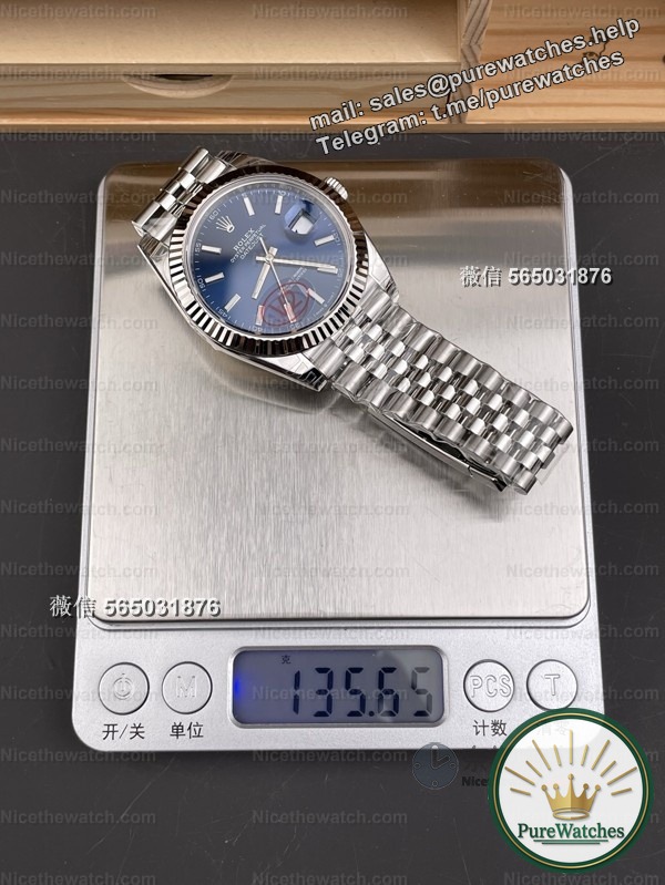 The ultimate evolution of Blue Disk Diary! VS factory V2 version 41mm actual measurement: the platinum dog tooth ring is extremely reflective, and the details of the Dandong 3235 movement are full of details
