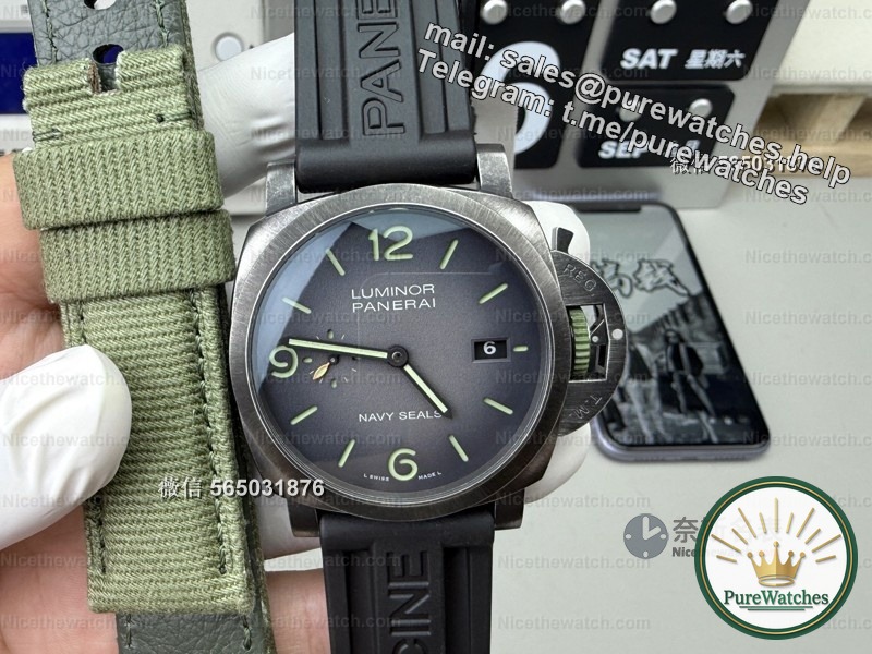 VS factory Panerai PAM01412 in-depth analysis – the craftsmanship sincerity of the matte black warrior
