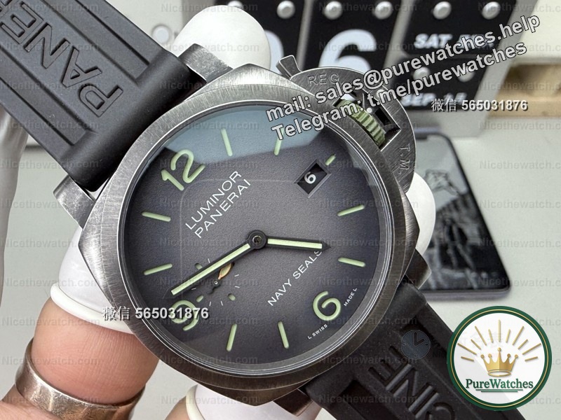 VS factory Panerai PAM01412 in-depth analysis – the craftsmanship sincerity of the matte black warrior