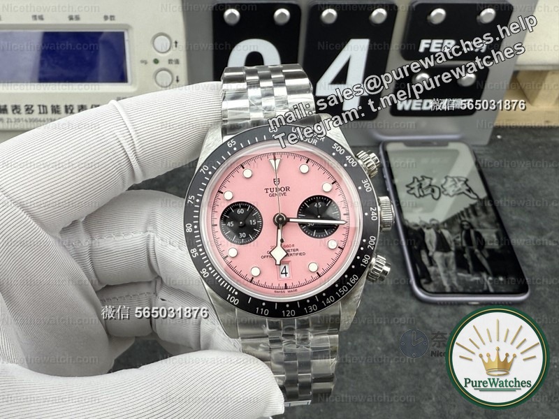 How can the calendar be so accurate? In-depth experience of the M+ Factory Biwan Chronograph Ultimate Edition, the chamfering of the strap is so understanding of Asian wrists