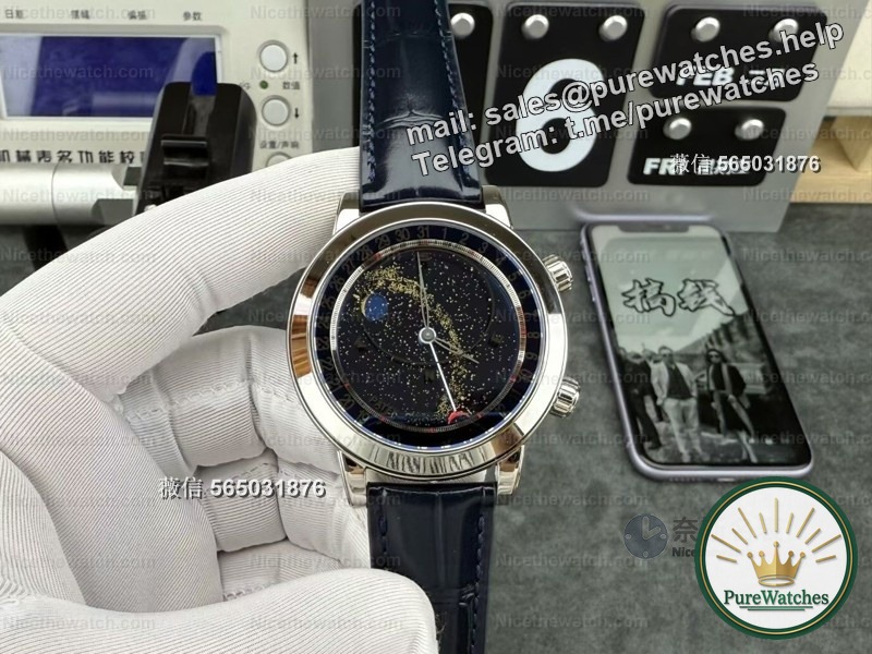 Raise your wrist and see the Milky Way move? Experience the true charm of the PPF Patek Philippe 6102 Starry Sky three-layer sapphire starry sky disk in depth