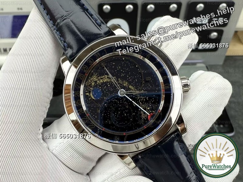 Raise your wrist and see the Milky Way move? Experience the true charm of the PPF Patek Philippe 6102 Starry Sky three-layer sapphire starry sky disk in depth