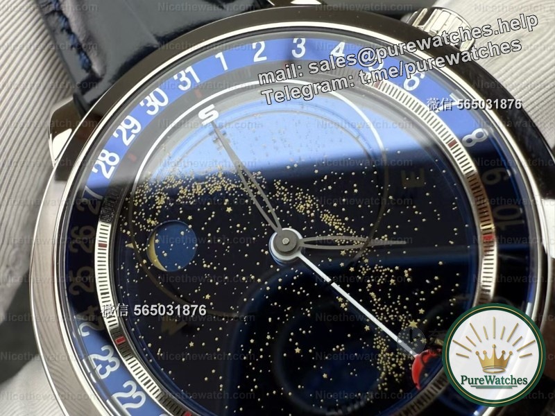 Raise your wrist and see the Milky Way move? Experience the true charm of the PPF Patek Philippe 6102 Starry Sky three-layer sapphire starry sky disk in depth