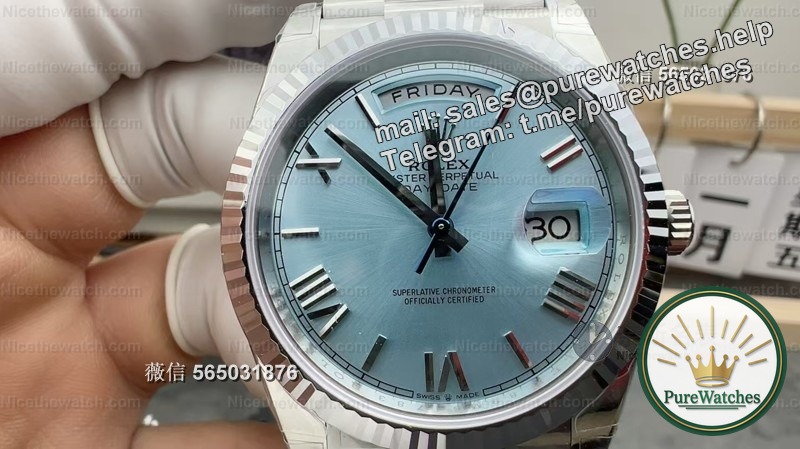 Actual test of RC Factory Ice Blue Log Weighted Edition: 210g real feel + 3255 integrated movement, this workmanship is really unparalleled!