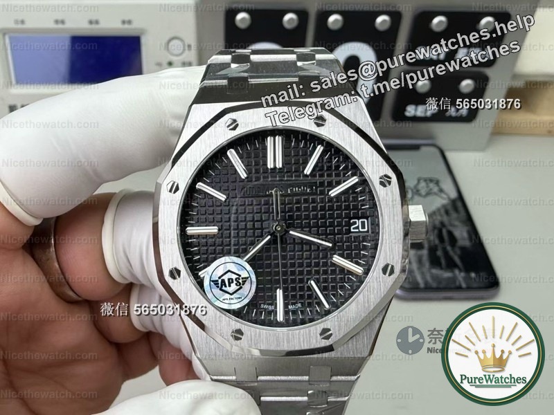 APS Audemars Piguet 15510ST black plate unboxing and actual test: Is the 41mm Steel King replica watch worth buying? Decide after reading this