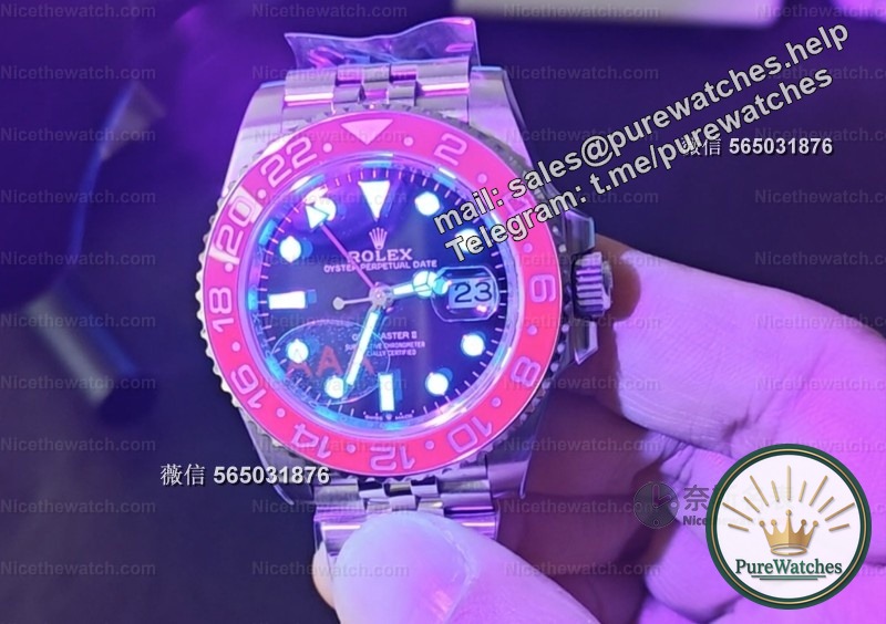 Actual test of VS factory V3 cola ring: turned completely red when exposed to ultraviolet light? This color-changing Greenwich is so technologically advanced!