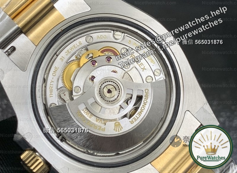 VS factory Rolex gold and black water ghost 41 mm actual measurement: this time is really different