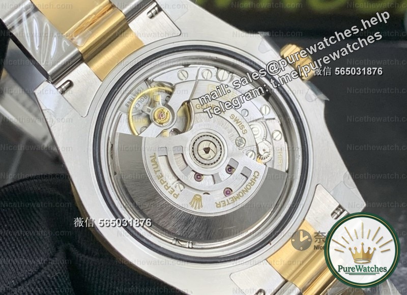 VS factory Rolex gold and black water ghost 41 mm actual measurement: this time is really different