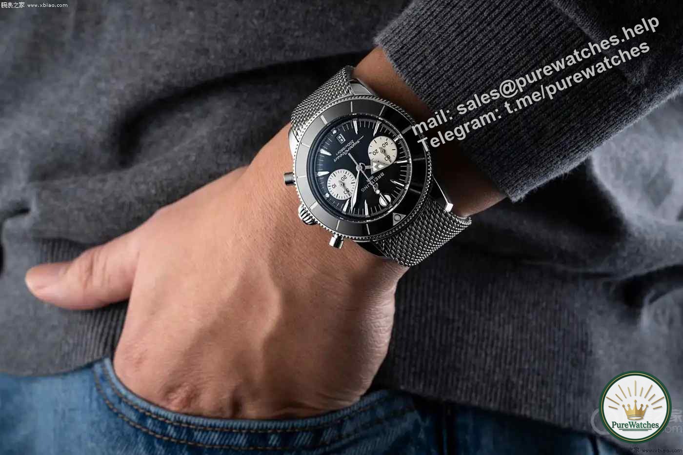 The Reversal Panda is back! Breitling Superocean Culture B01 Chronograph pays tribute to the originator of diving watches in 1957