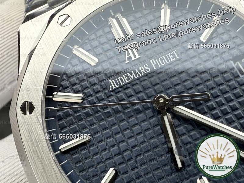 VS factory Royal Oak 15500 blue plate review: Can the Dandong 4302 integrated movement shake the status of APS?