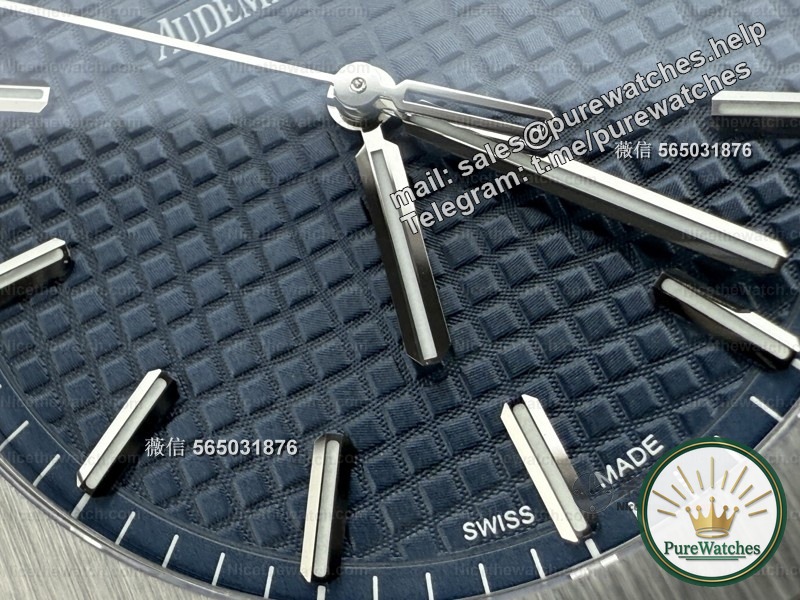 VS factory Royal Oak 15500 blue plate review: Can the Dandong 4302 integrated movement shake the status of APS?