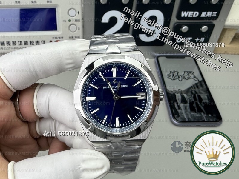 Unboxing the new version of the PPF Factory Zonghengsihai 4500V: rose gold automatic rotor + integrated movement, the blue dial is so beautiful, I want to buy it after reading it!