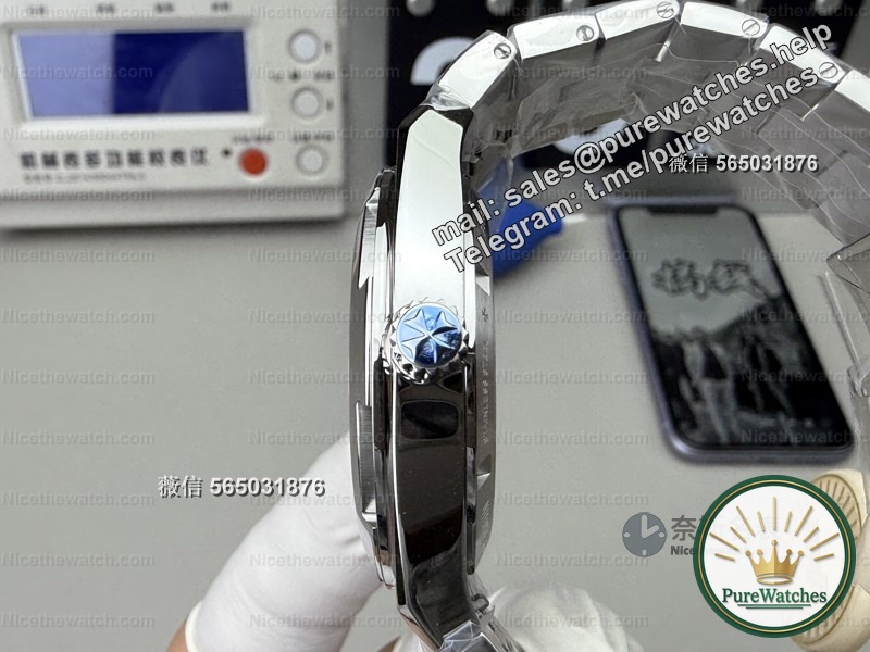 Unboxing the new version of the PPF Factory Zonghengsihai 4500V: rose gold automatic rotor + integrated movement, the blue dial is so beautiful, I want to buy it after reading it!
