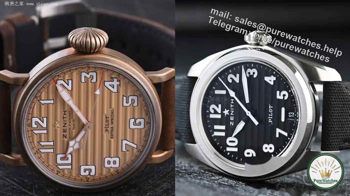 Retro feelings VS modern aesthetics! Comparing the old and new Zenith Pilot series, which one is your aerial partner?