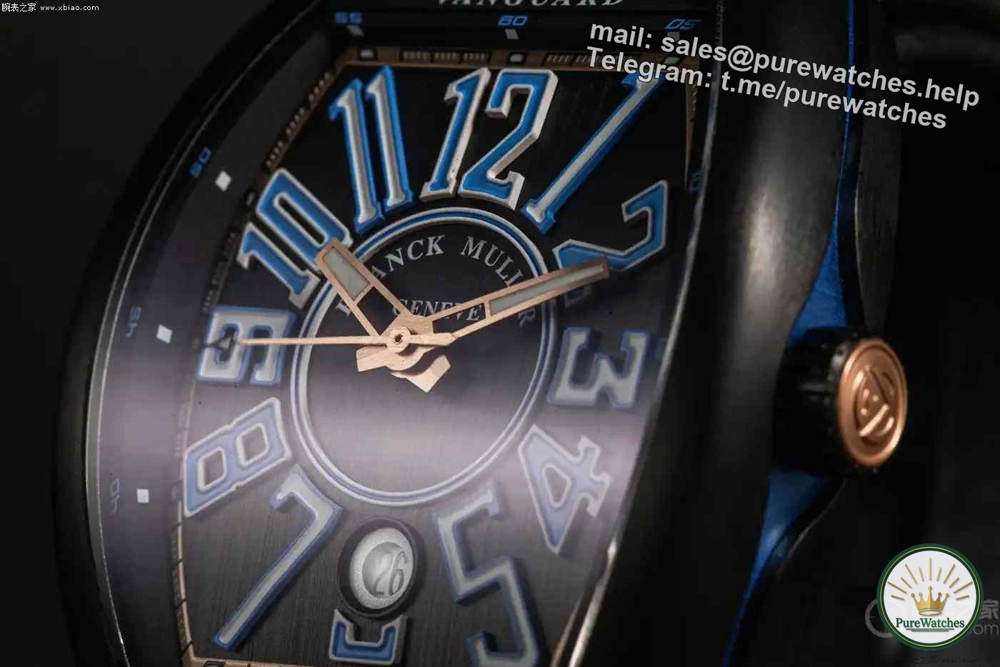Made for Latin America! Franck Muller Vanguard Sky special edition, black titanium barrel-shaped stunning appearance!