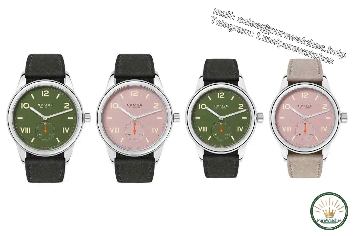Nomos campus series adds new colors! Olive green + rose pink “California noodles”, the beauty of the 10,000-yuan Bauhaus watch is at its peak