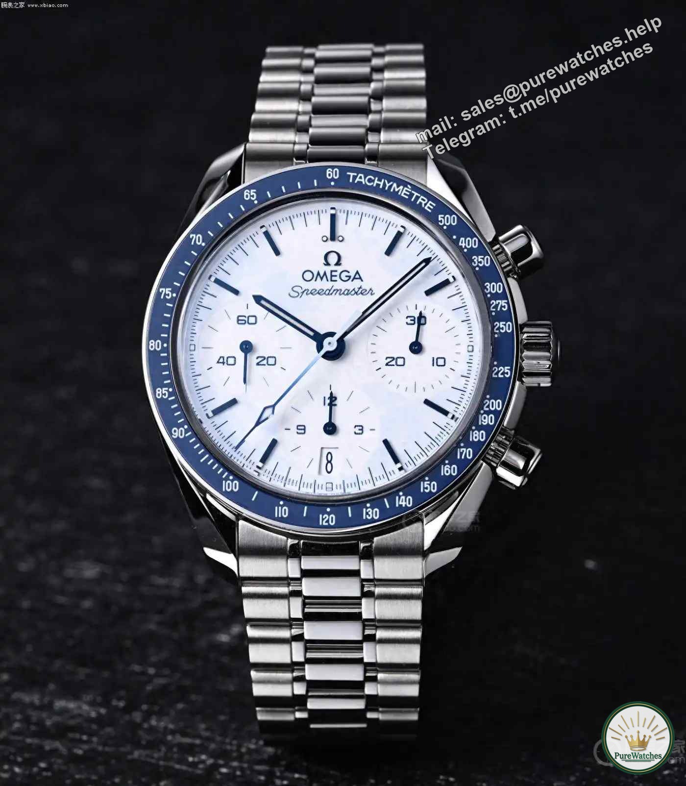 Level 40,000 Conferred God! Omega Ice Speedmaster debuts, the special model for the Milan Winter Olympics explodes in appearance