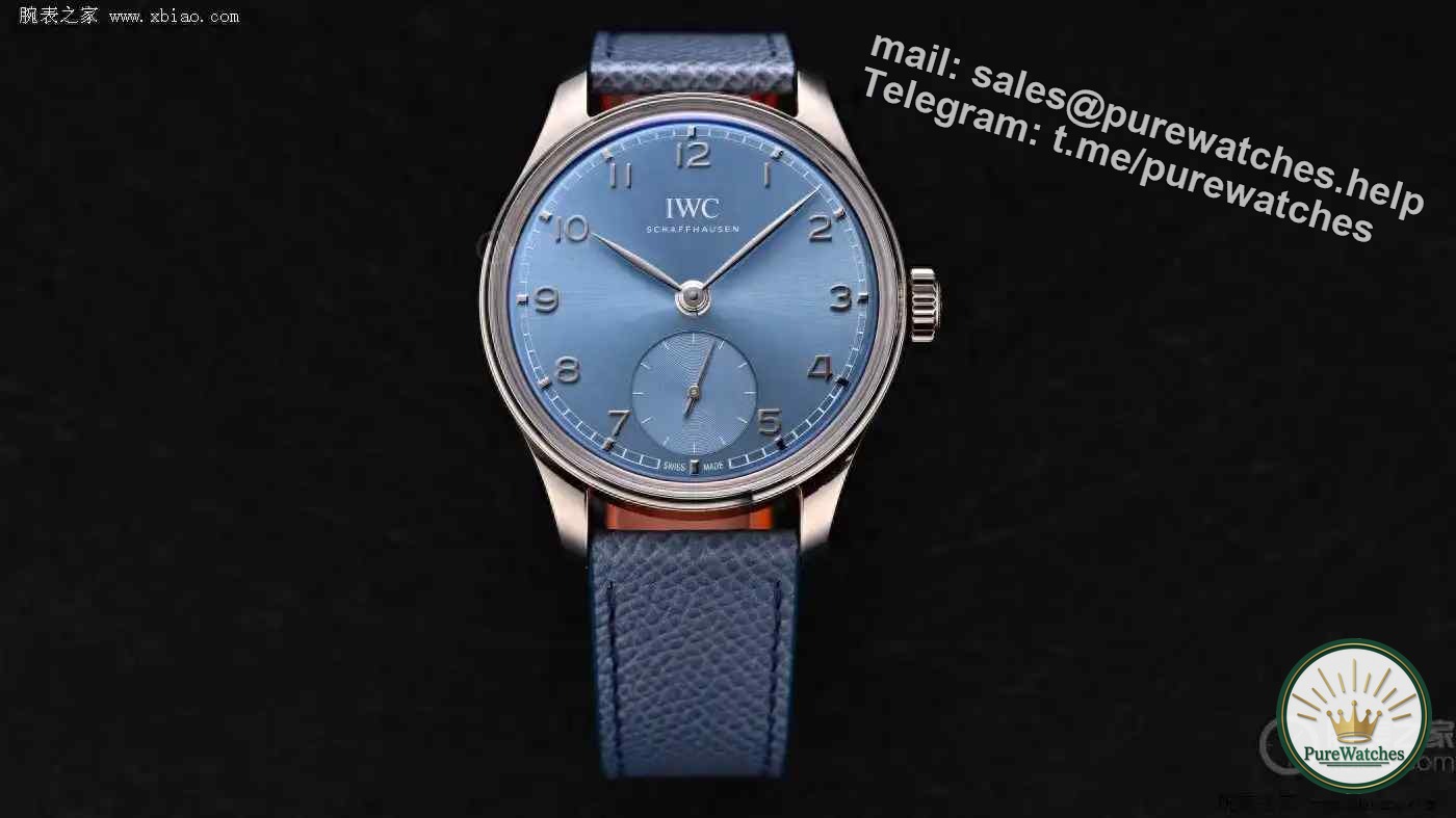 Commuter ceiling for spring and summer! IWC Platinum Ice Blue Portuguese design, this touch of blue makes fine steel instantly lose its fragrance.