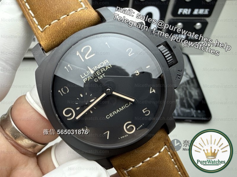 VS factory Panerai 441 in-depth actual measurement: After the P9001 movement upgrade, is this black ceramic still good?