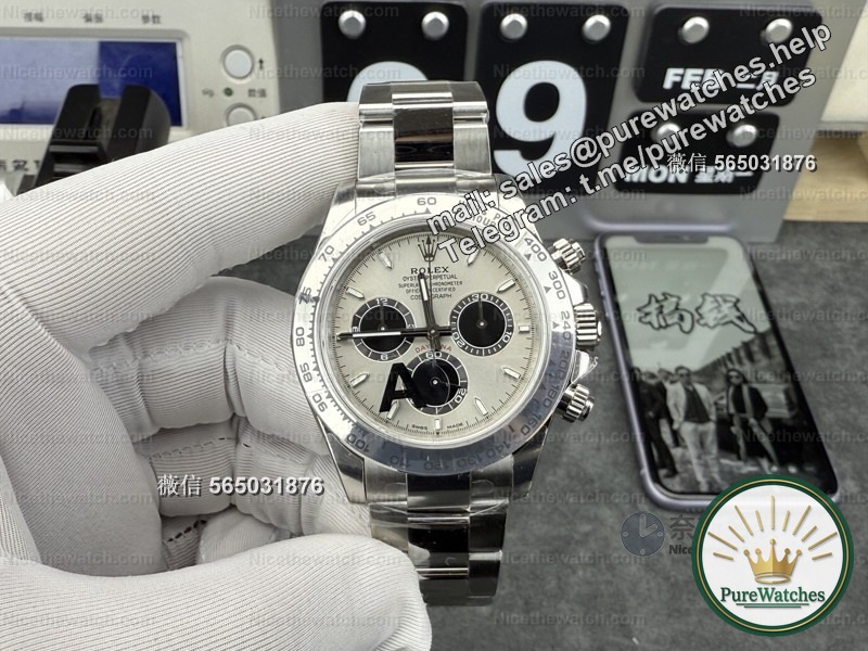 Actual test of VS factory platinum Daytona V3 version: 184g counterweight + Dandong 4131 movement. Is this Gray Daytona worth buying?