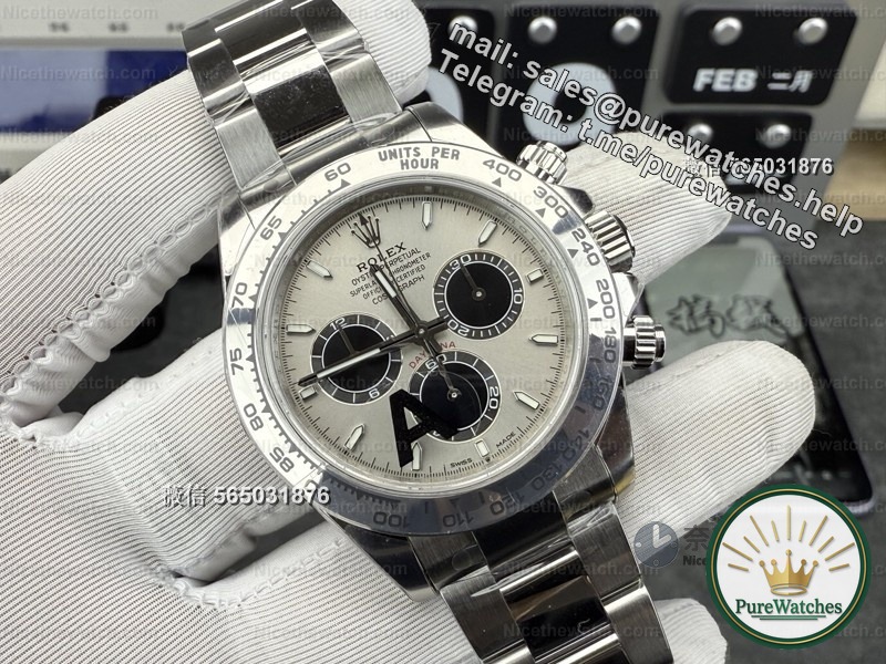 Actual test of VS factory platinum Daytona V3 version: 184g counterweight + Dandong 4131 movement. Is this Gray Daytona worth buying?
